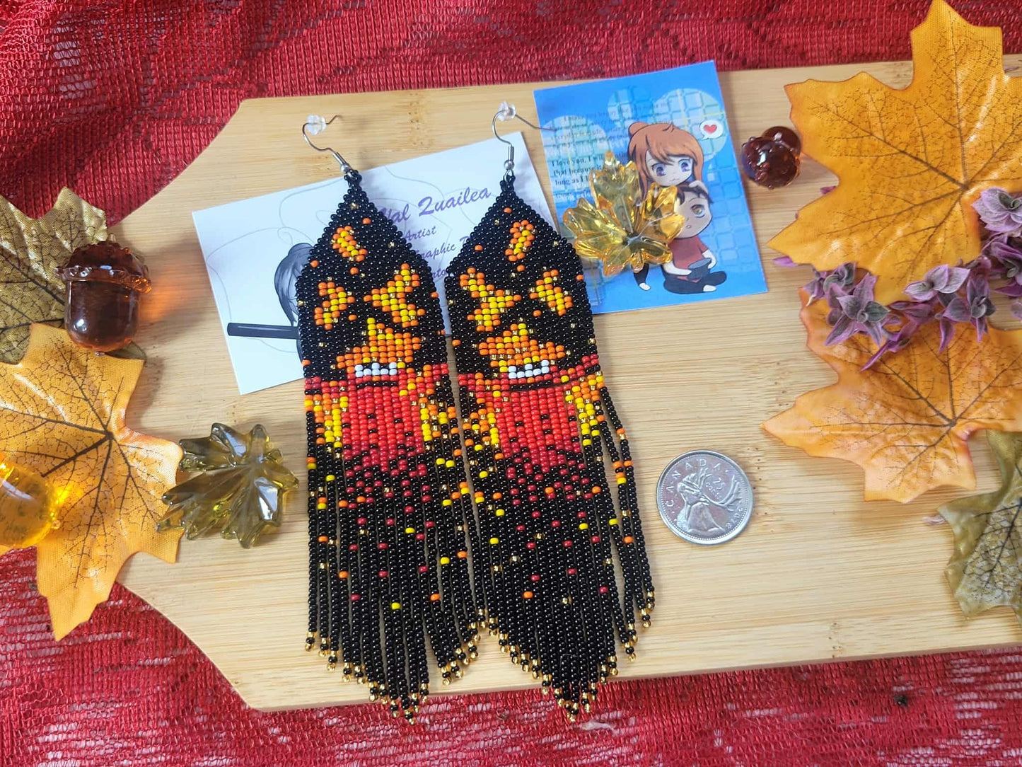 ELMO BEADED EARRINGS