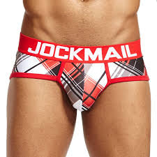 JOCKMAIL RED TARTAN UNDERWEAR