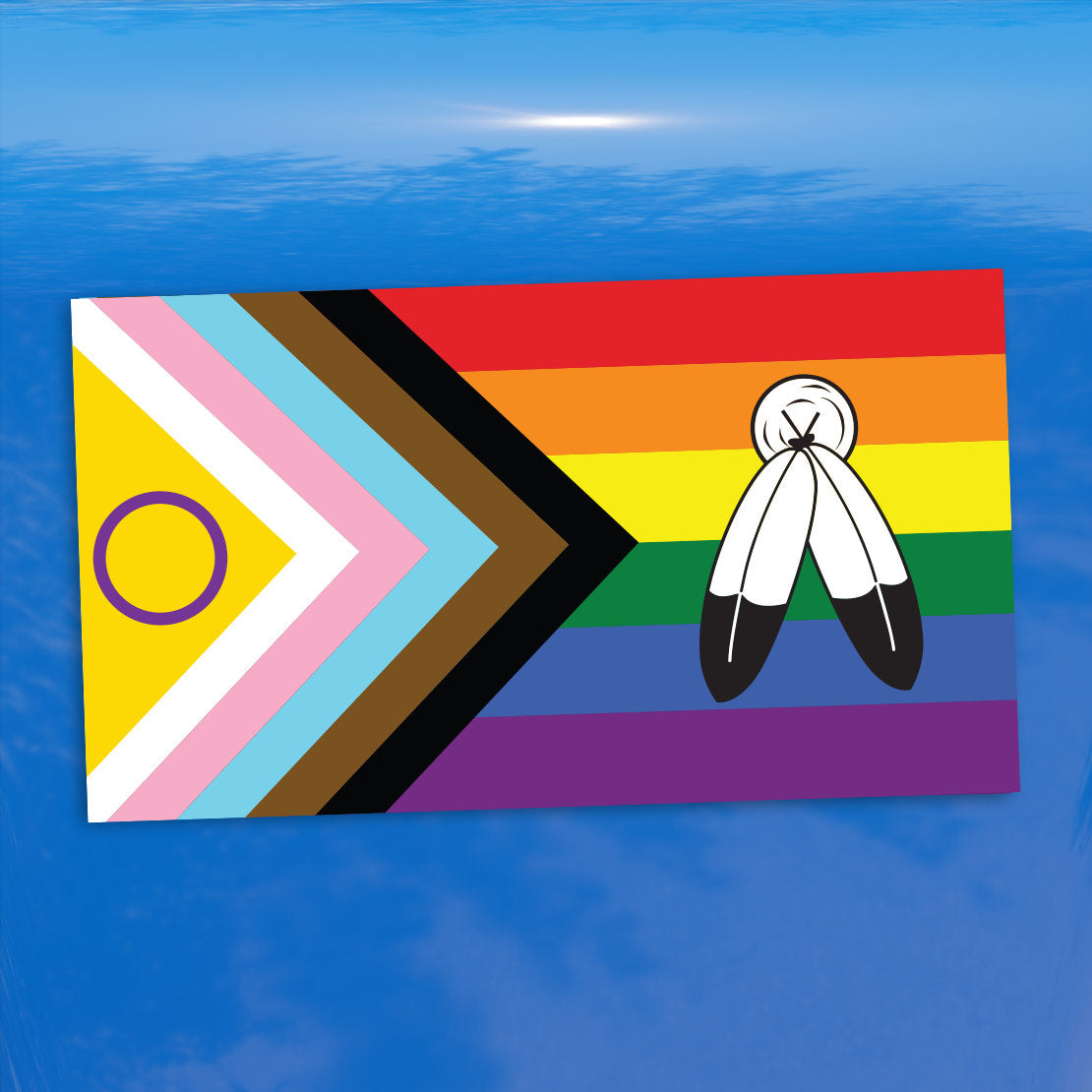 TWO SPIRIT PRIDE FLAG 3X5