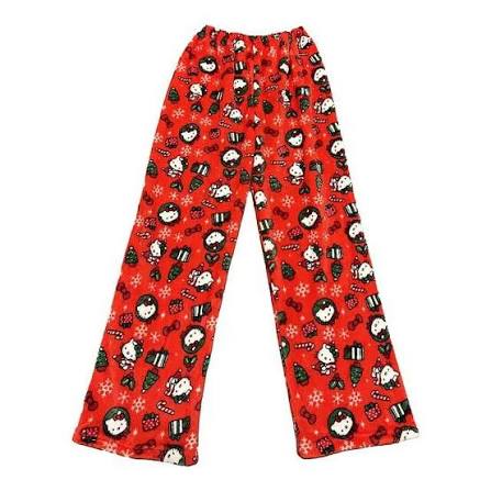 HELLO KITTY FLEECE CHRISTMAS PANTS