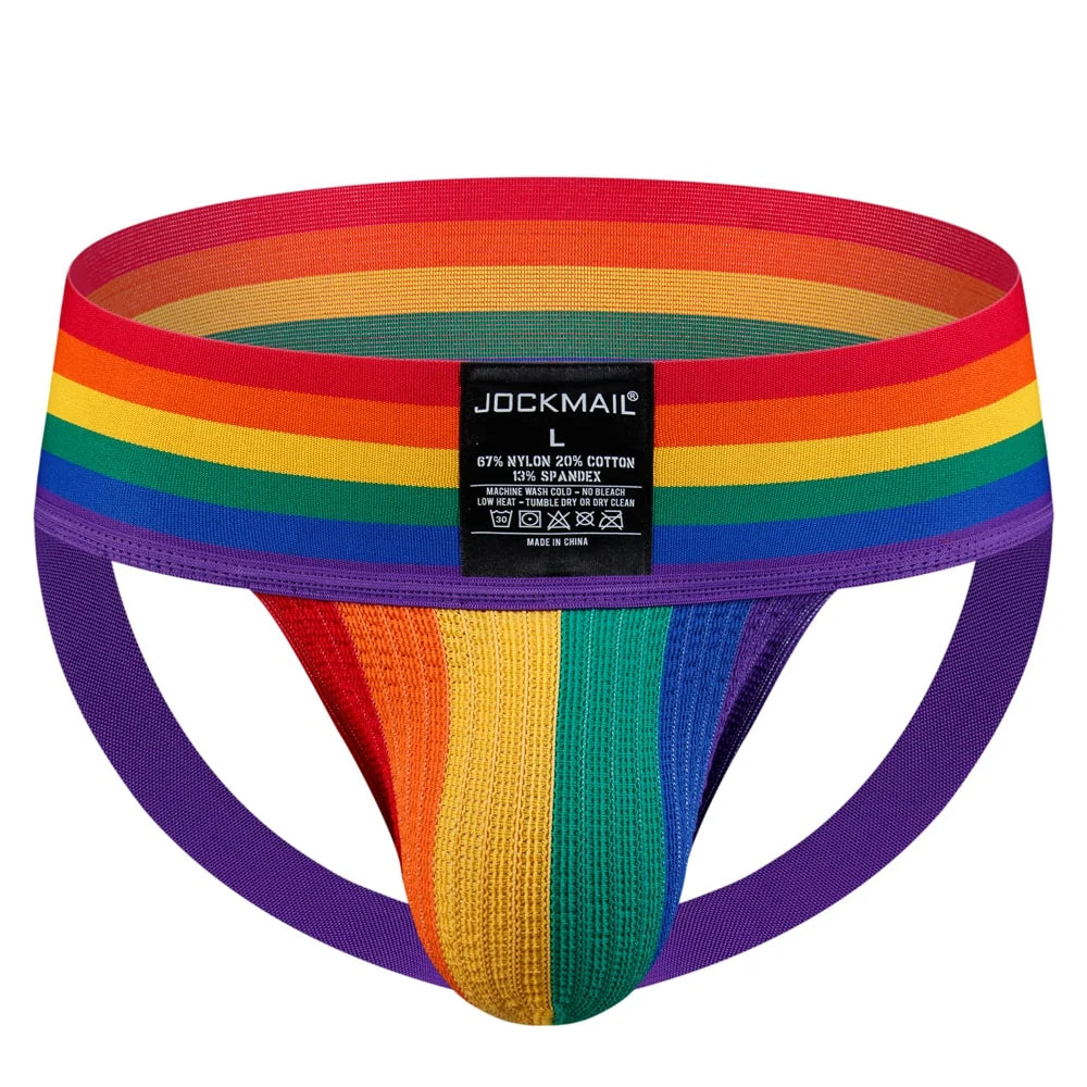 RAINBOW PRIDE JOCKMAIL JOCKSTRAP