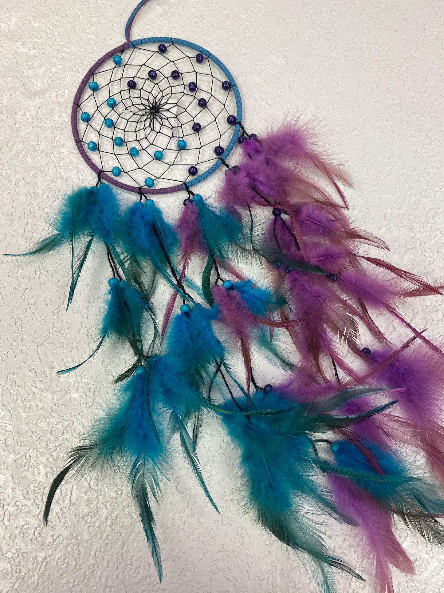 BLUE PURPLE DREAM CATCHER