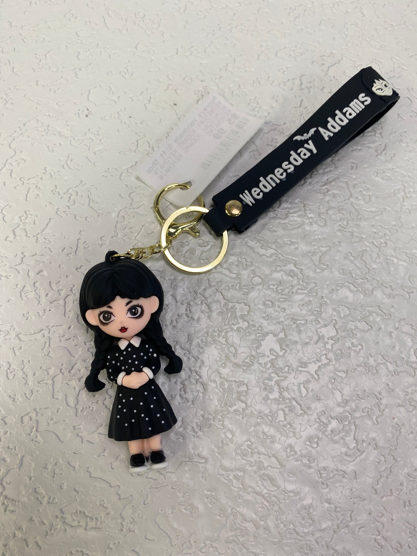 WEDNESDAY ADDAMS KEYCHAIN