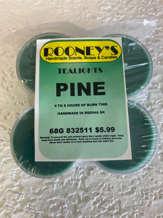 PINE TEALIGHT CANDLES
