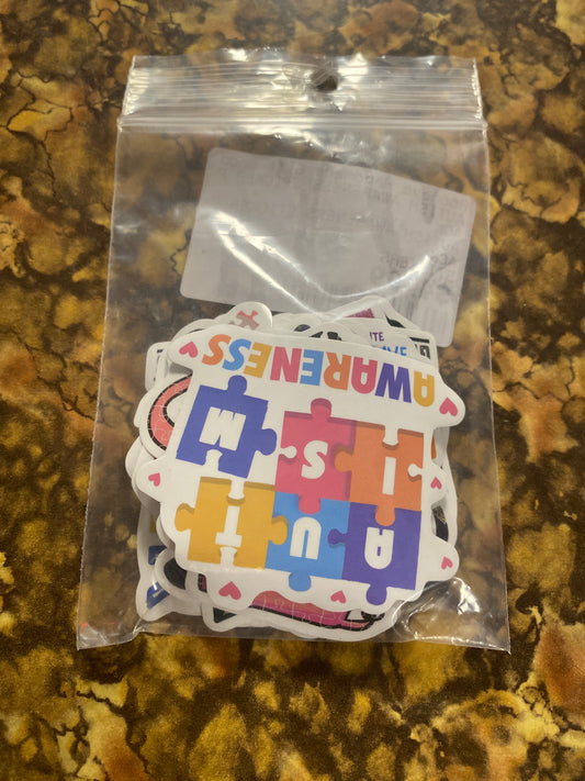 AUTISM AWARENESS STICKER PACK