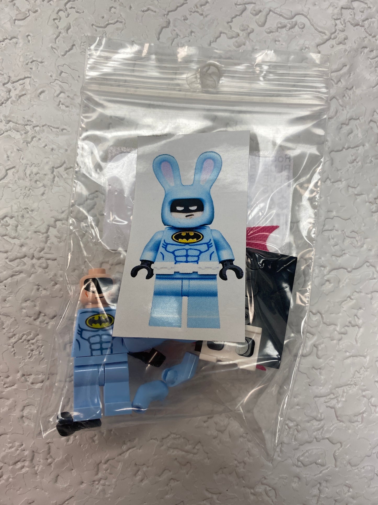 BLUE BUNNY BATMAN FIGURE