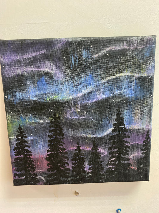 NORTHEN LIGHTS CANVAS PAINTING