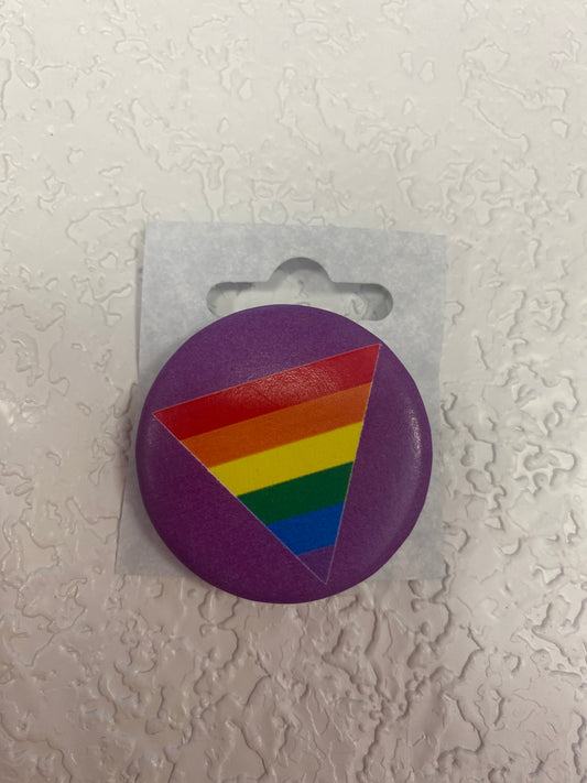 RAINBOW TRIANGLE BUTTON