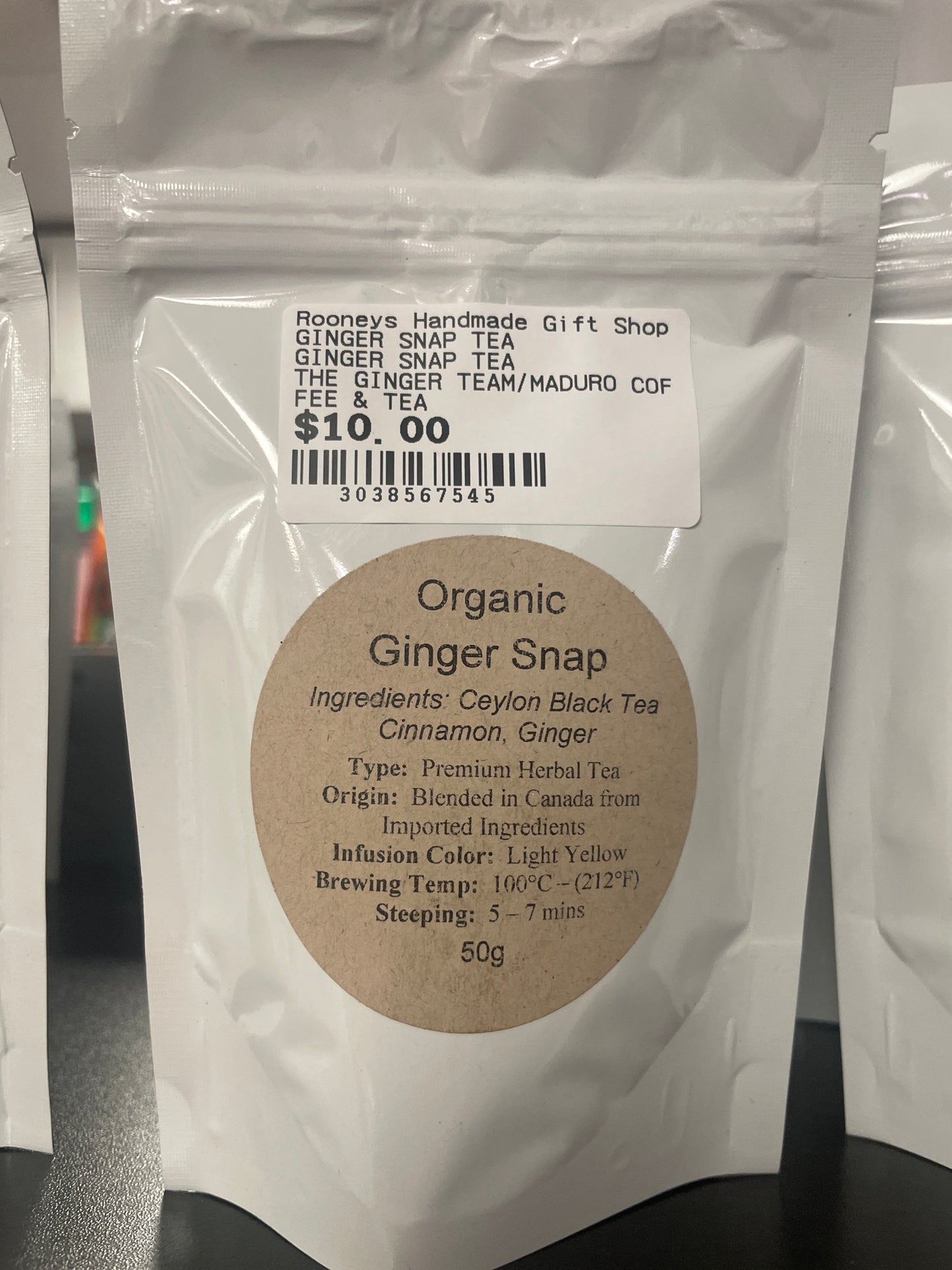 GINGER SNAP TEA