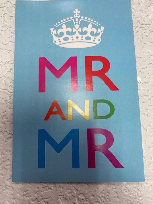 MR AND MR BLUE CARD