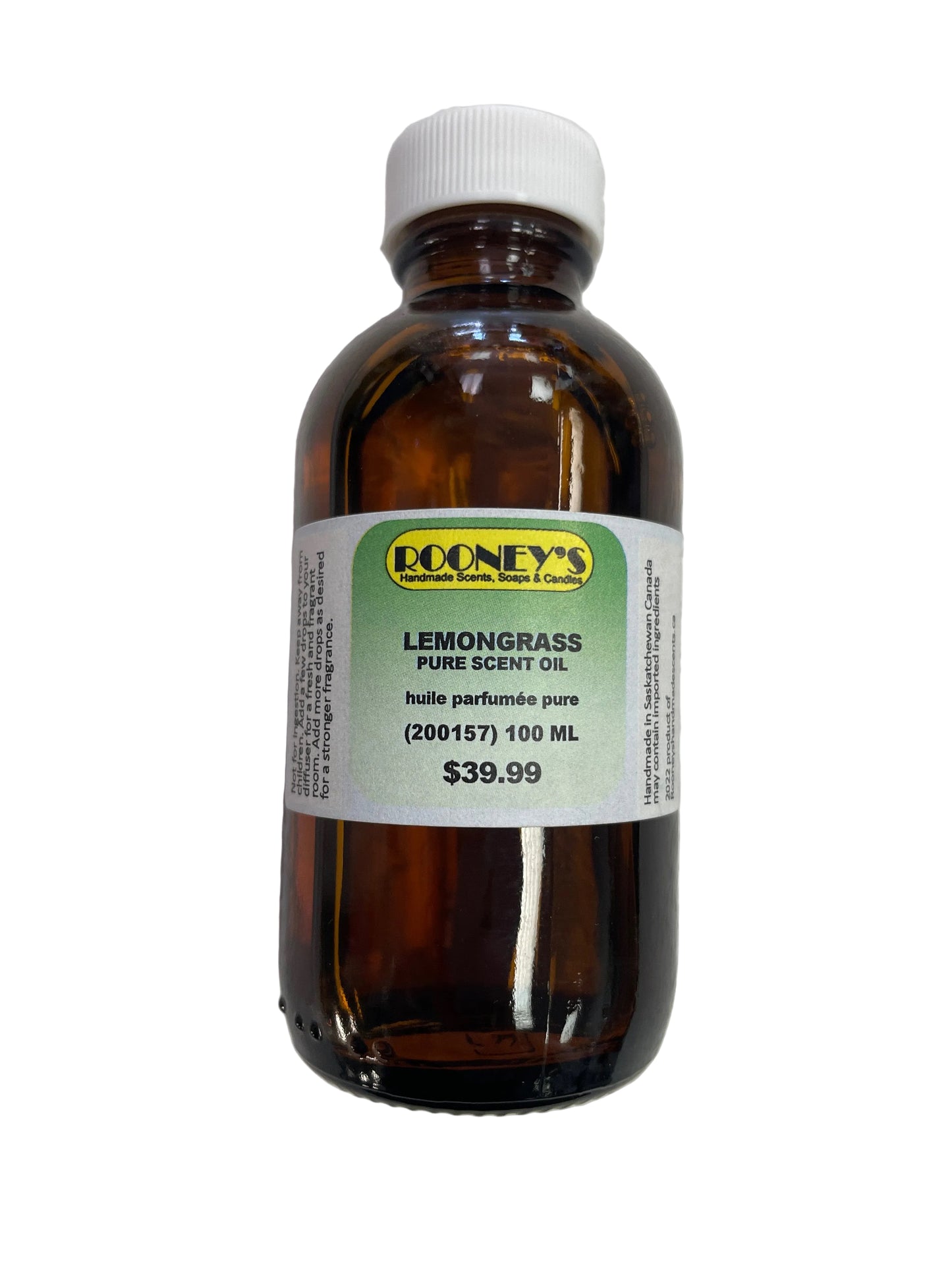 PURE SCENT OIL 132ml LEMONGRASS