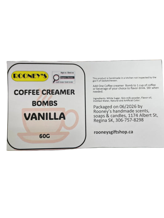 COFFEE CREAMER BOMBS VANILLA 2 PACK