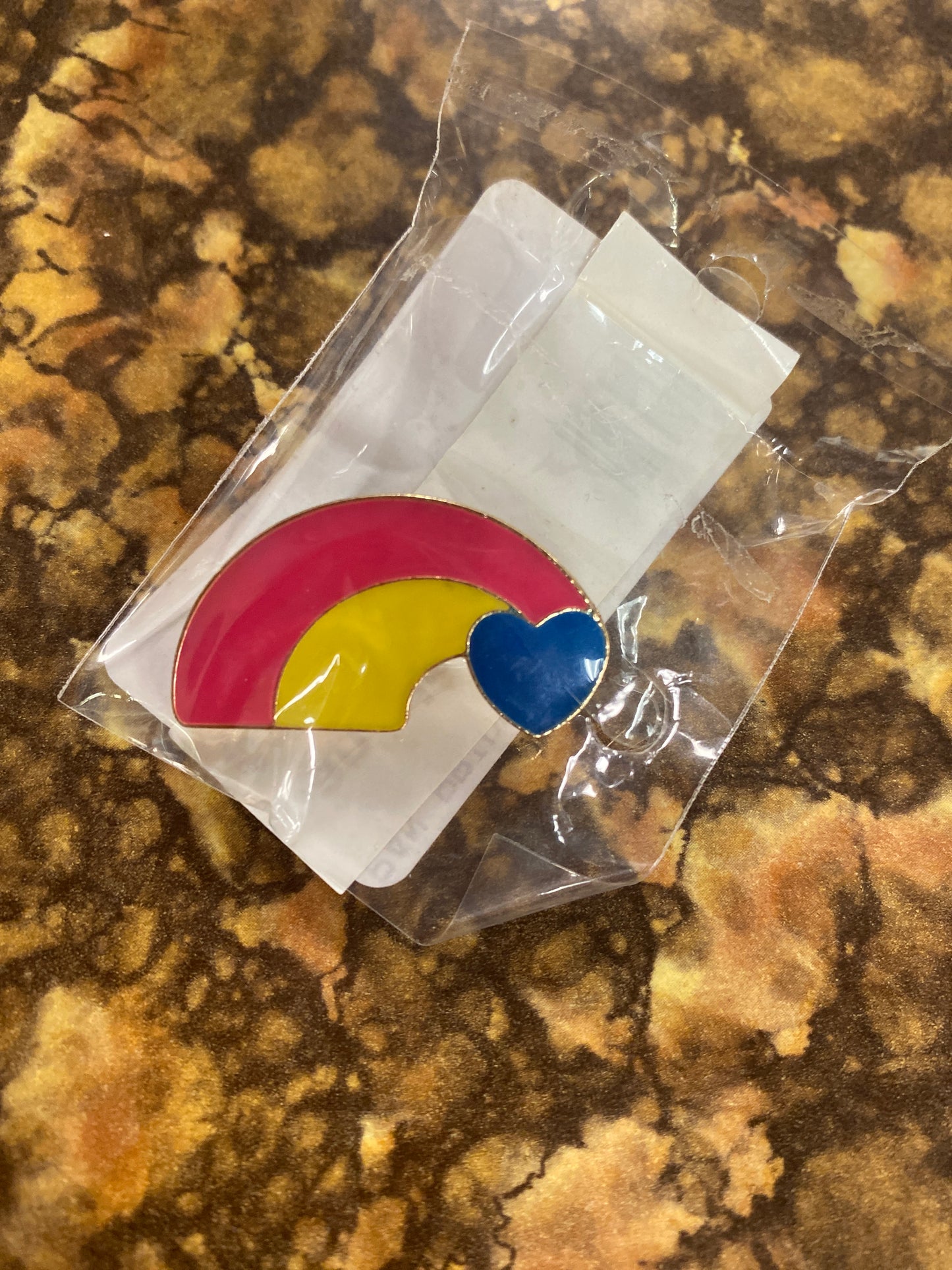 PAN PRIDE RAINBOW PIN