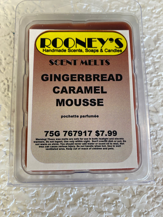 GINGERBREAD CARAMEL MOUSSE SCENT MELT