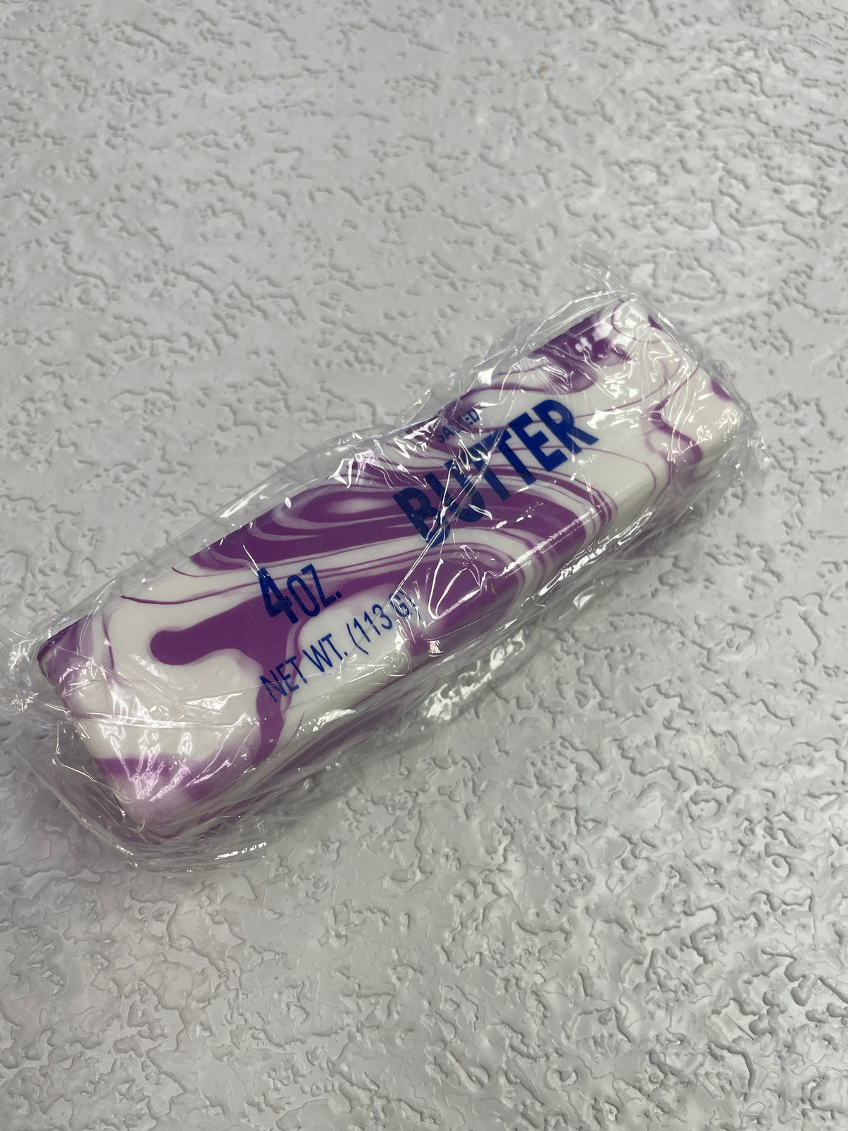 PURPLE SWIRL SQUISHY BUTTER TOY