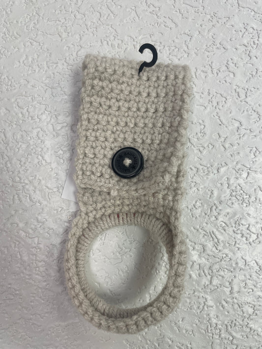 TEATOWEL HOLDER MUSHROOM BLACK BUTTON