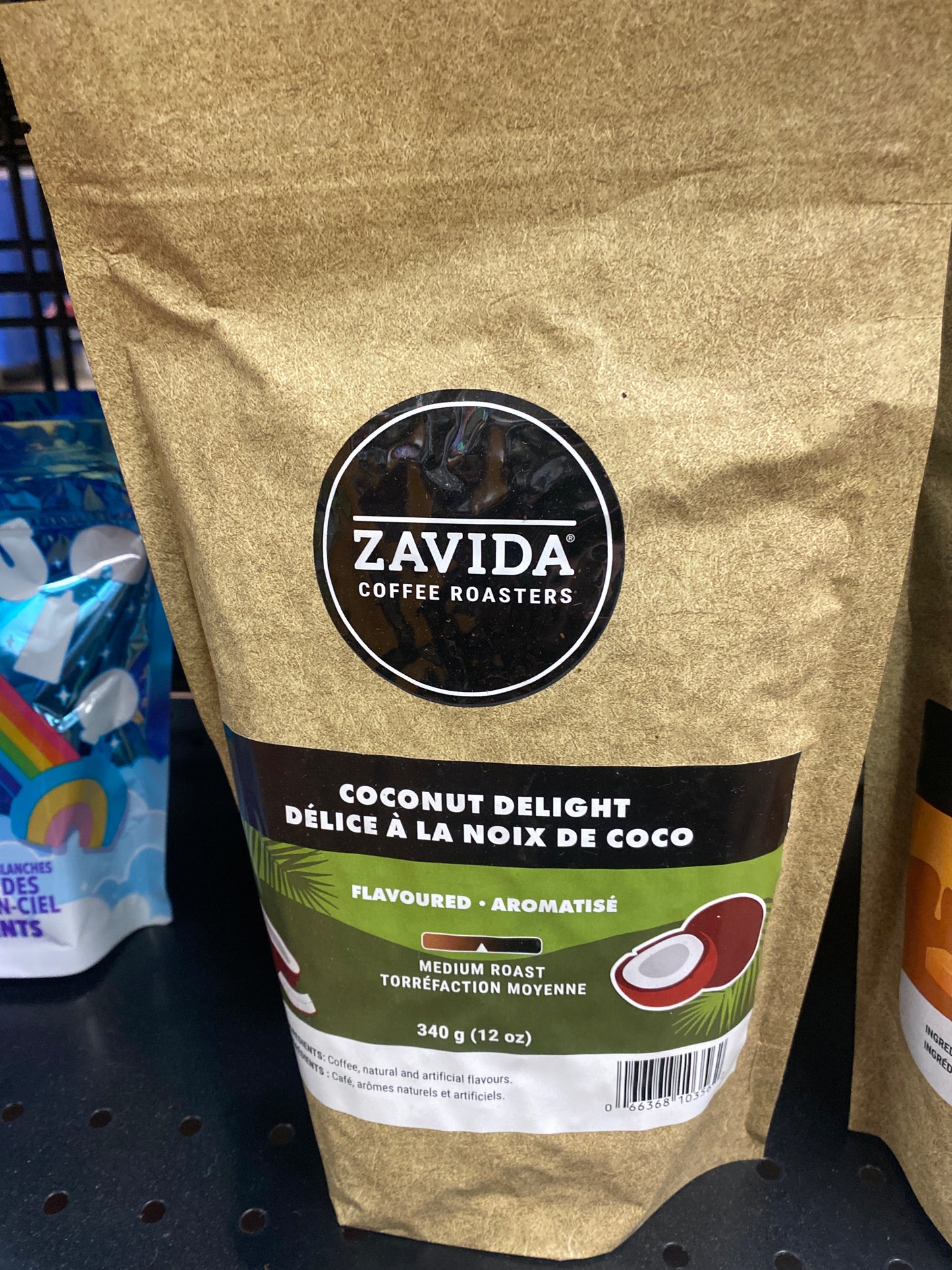 ZAVIDA COCONUT DELIGHT WHOLE BEAN COFFEE