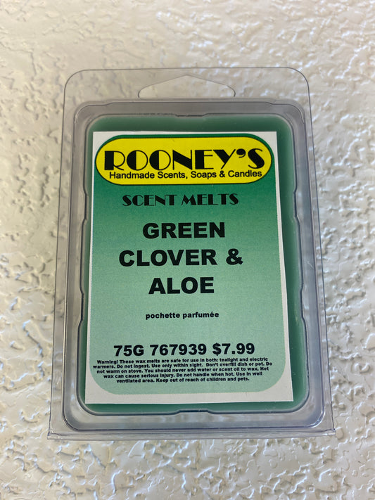GREEN CLOVER & ALOE SCENT MELT
