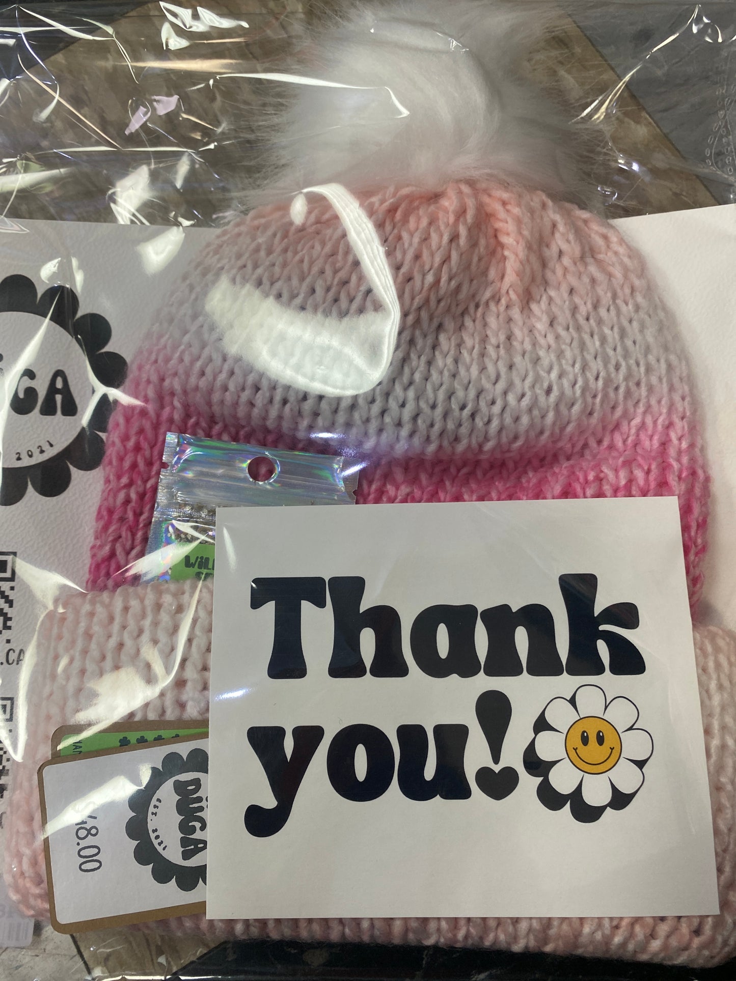 STRAWBERRY SHORTCAKE ICE CREAM KNIT HAT