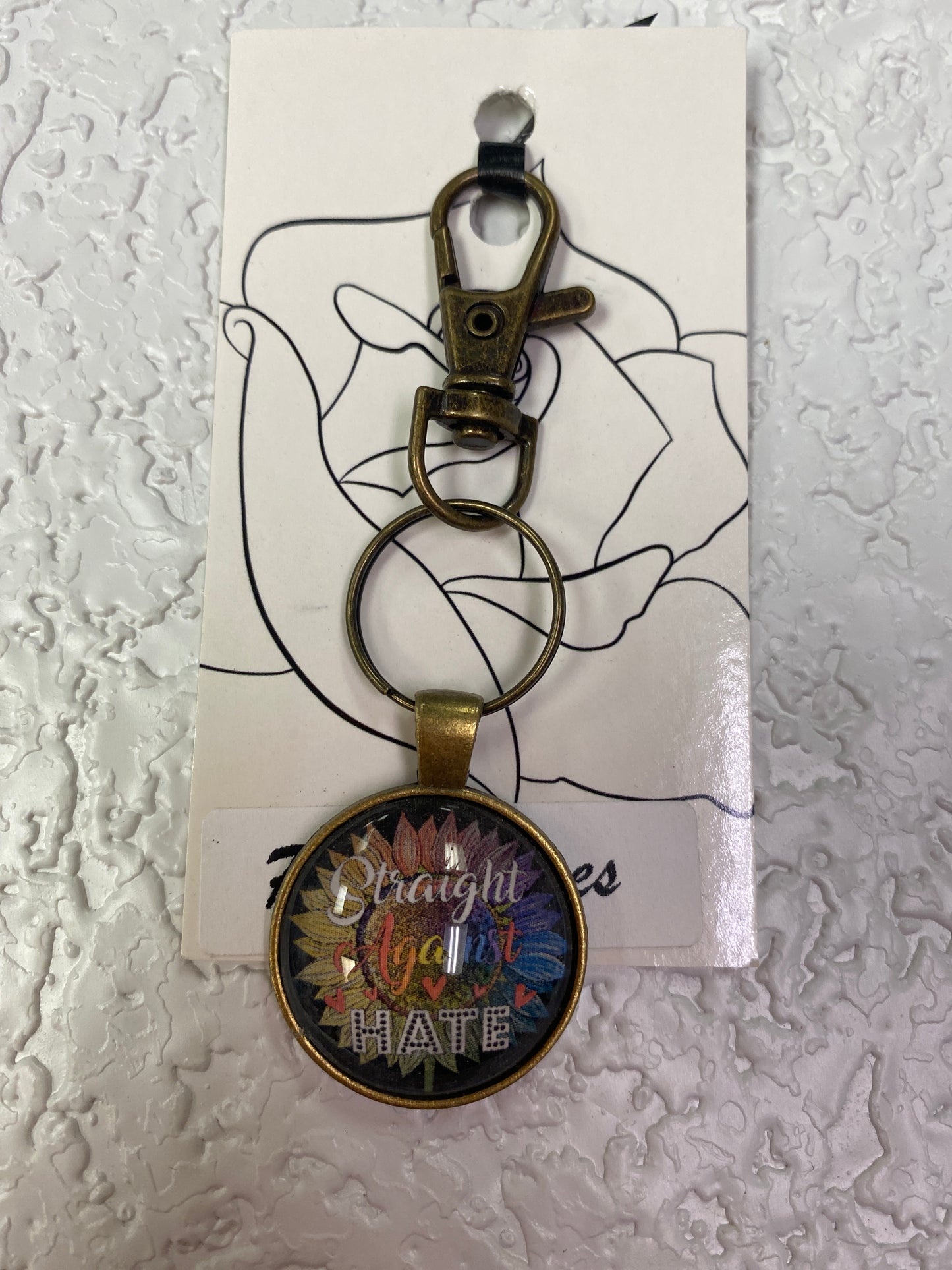 PRIDE BRONZE KEYCHAIN