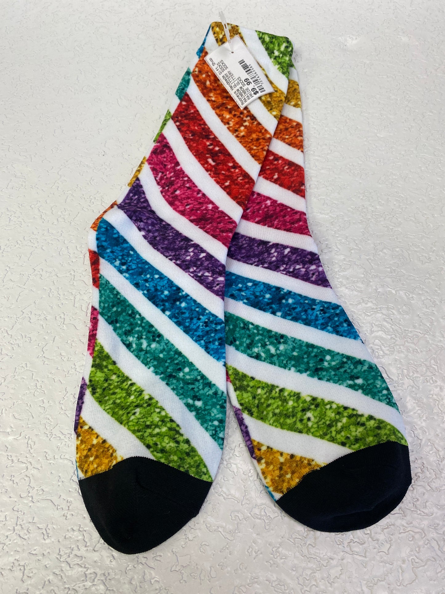 RAINBOW GLITTERY SOCKS