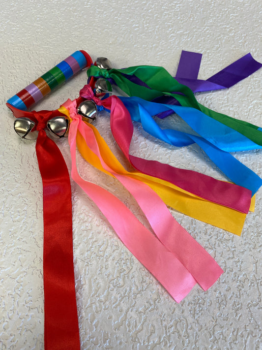 7 COLORS RIBBON RING BELLS