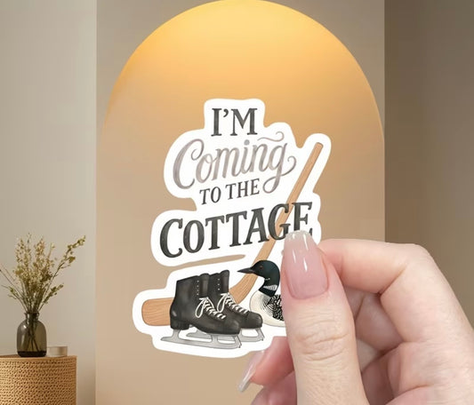 IM COMING TO THE COTTAGE HEATED RIVALRY STICKER