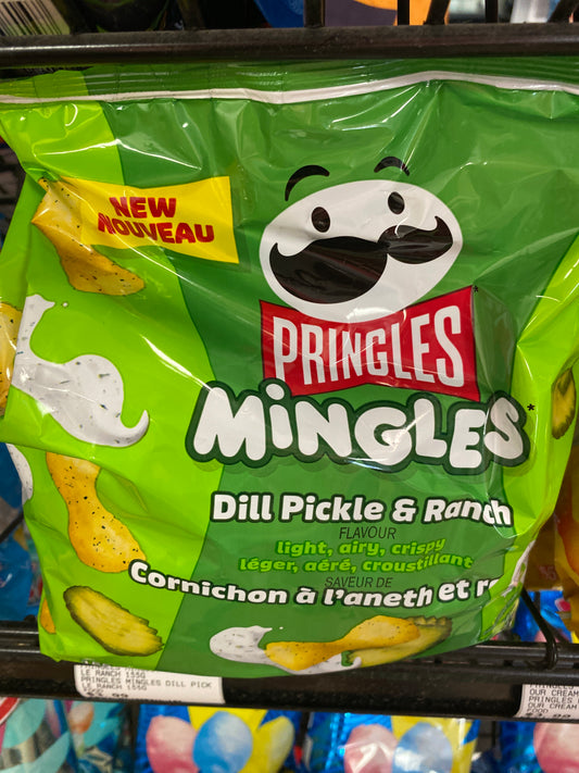 PRINGLES MINGLES DILL PICKLE RANCH 155G