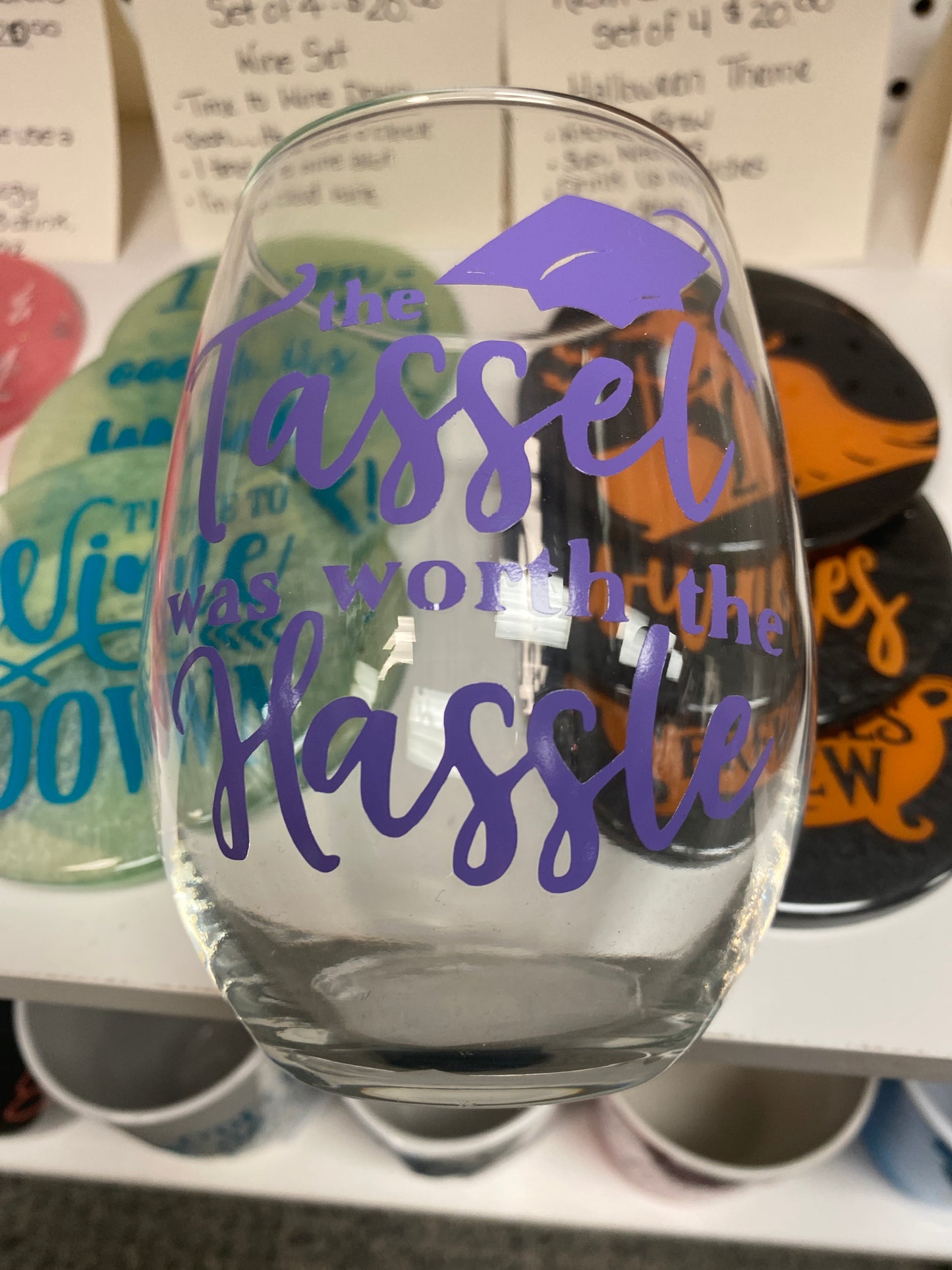GLASS TASSIL WORTH HASSLE