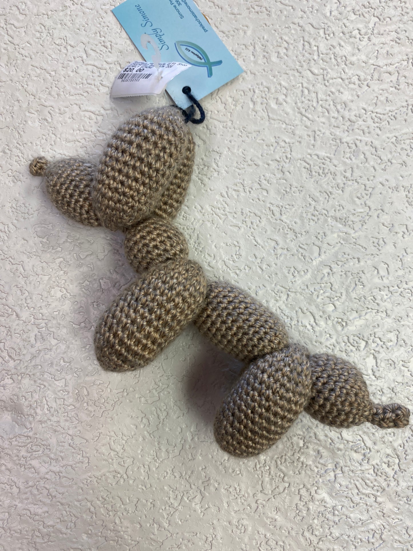 CROCHETED BLOON DOG
