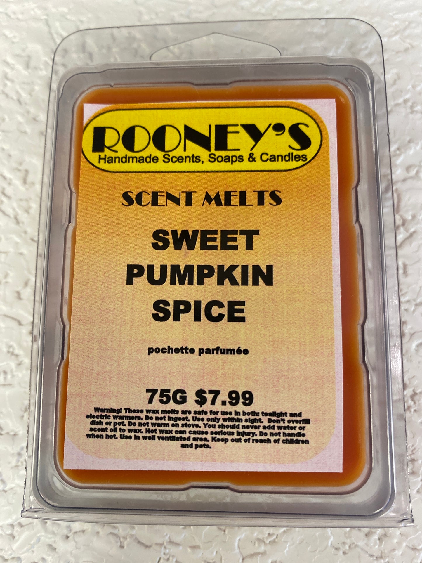 SWEET PUMPKIN SPICE SCENT MELTS