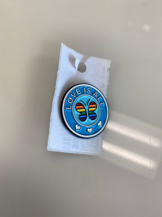 LOVE IS ALL PIN