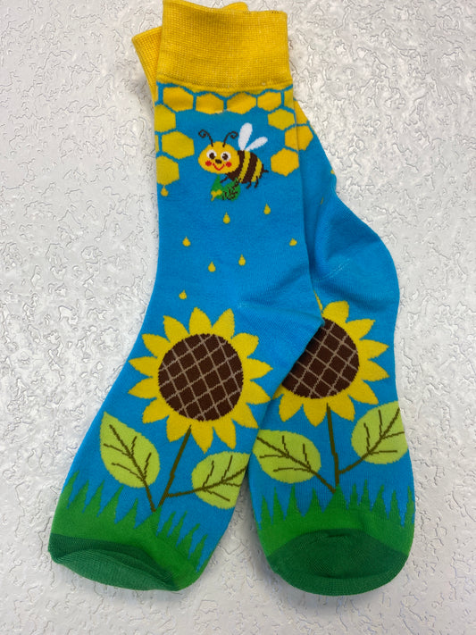 BEE & SUNFLOWER SOCKS