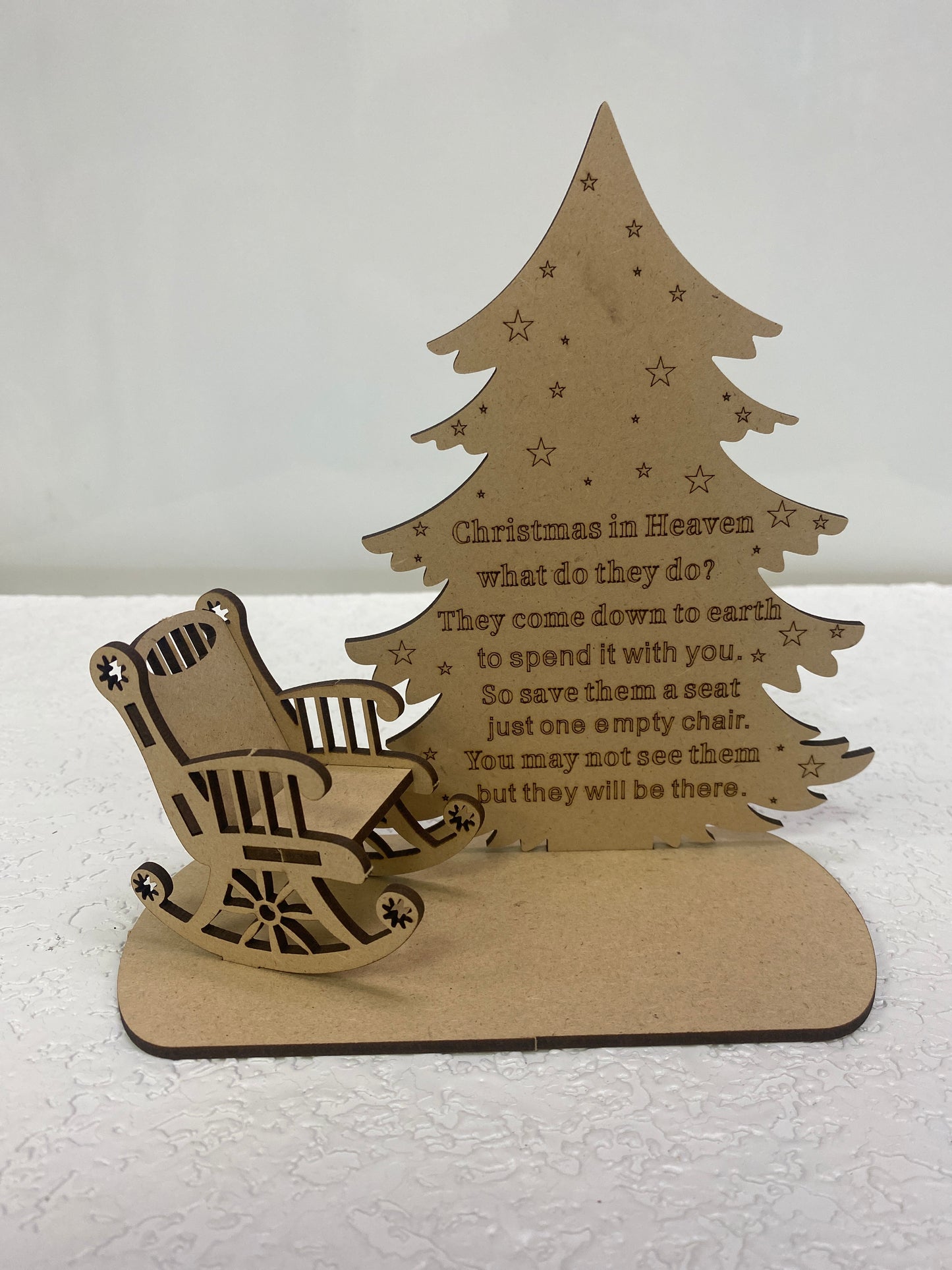 CHRISTMAS IN HEAVEN RUSTIC DECOR