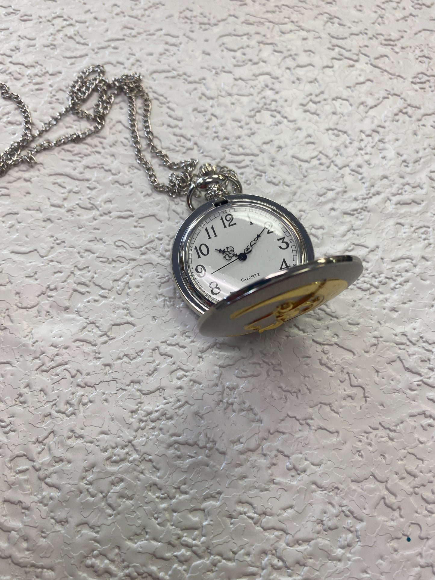 SAILOR MOON SILVER GOLD POCKET WATCH
