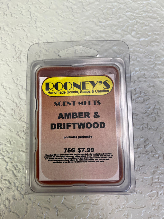 AMBER & DRIFTWOOD SCENT MELTS