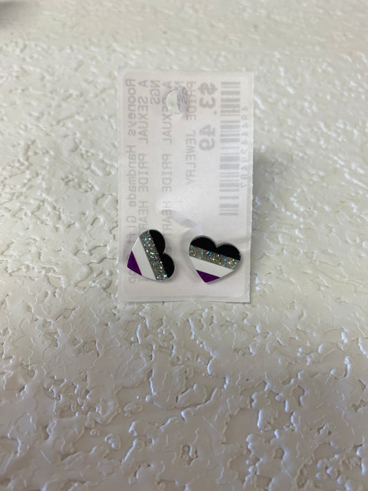 A SEXUAL PRIDE HEART EARRINGS