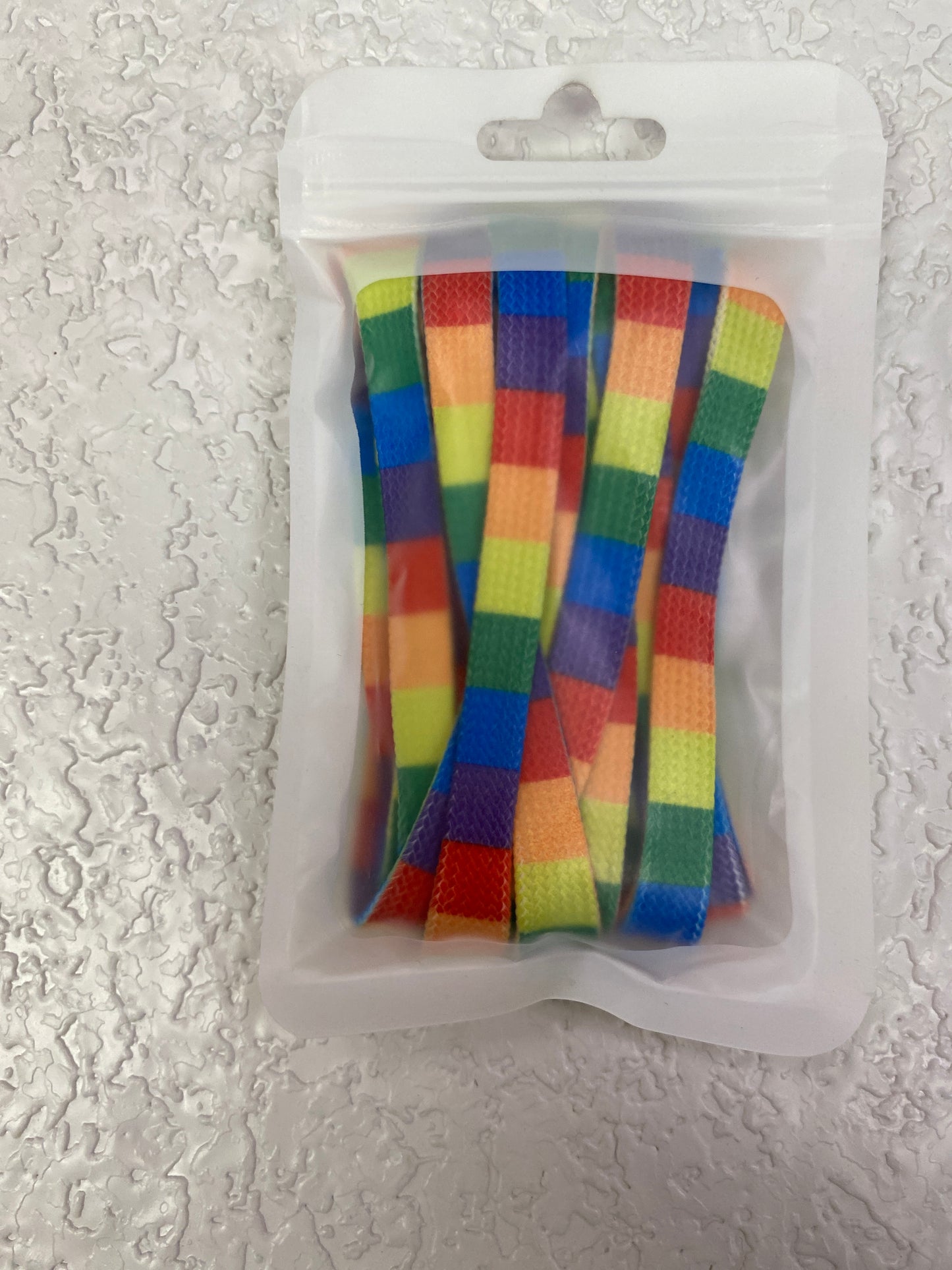 RAINBOW SQUARE SHOE LACES