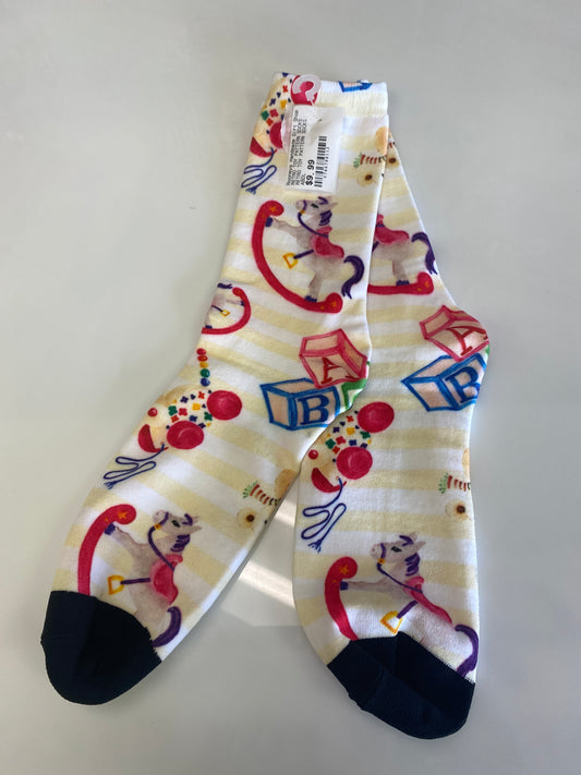 RETRO TOY PATTERN SOCKS