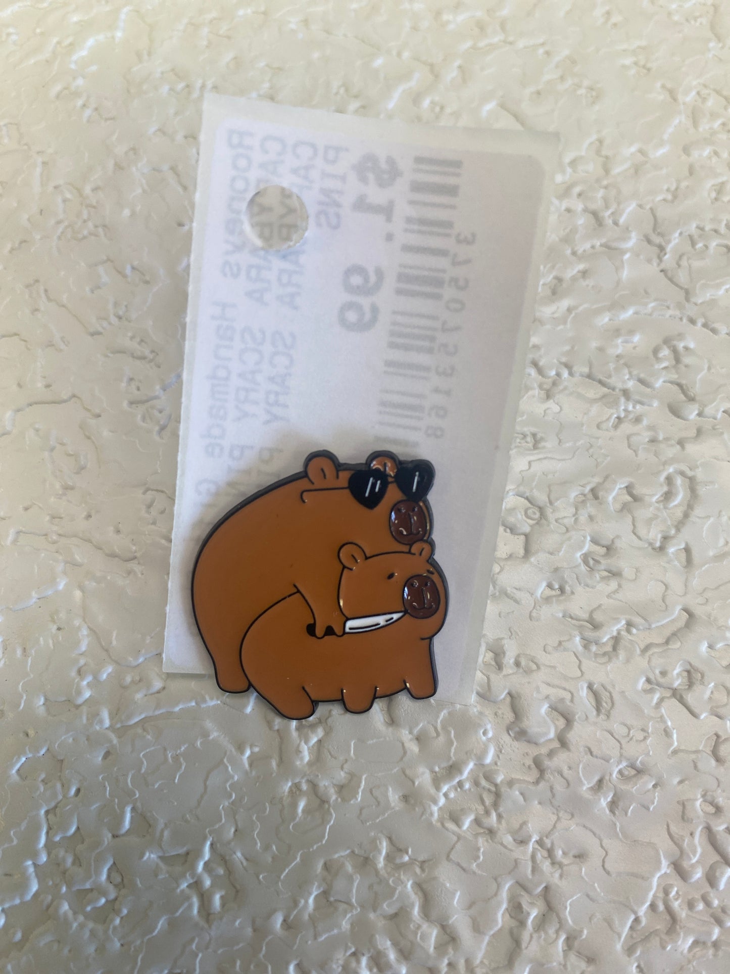 CAPYBARA SCARY PIN