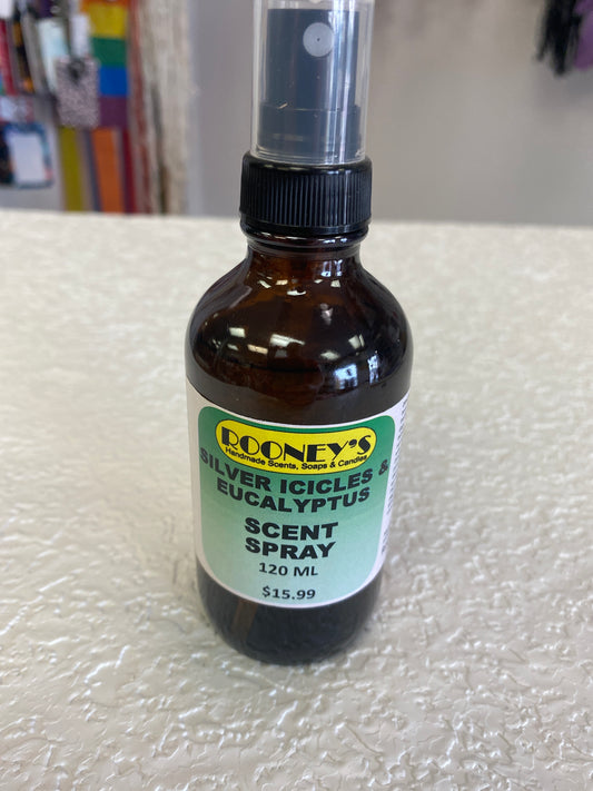 SILVER ICICLES & EUCALYPTUS SCENT SPRAY