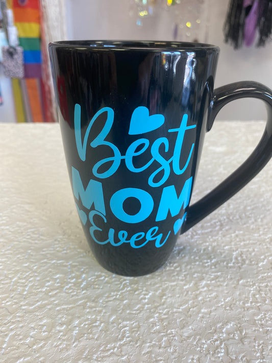 BLACK COFFEE MUG BEST MOM EVER