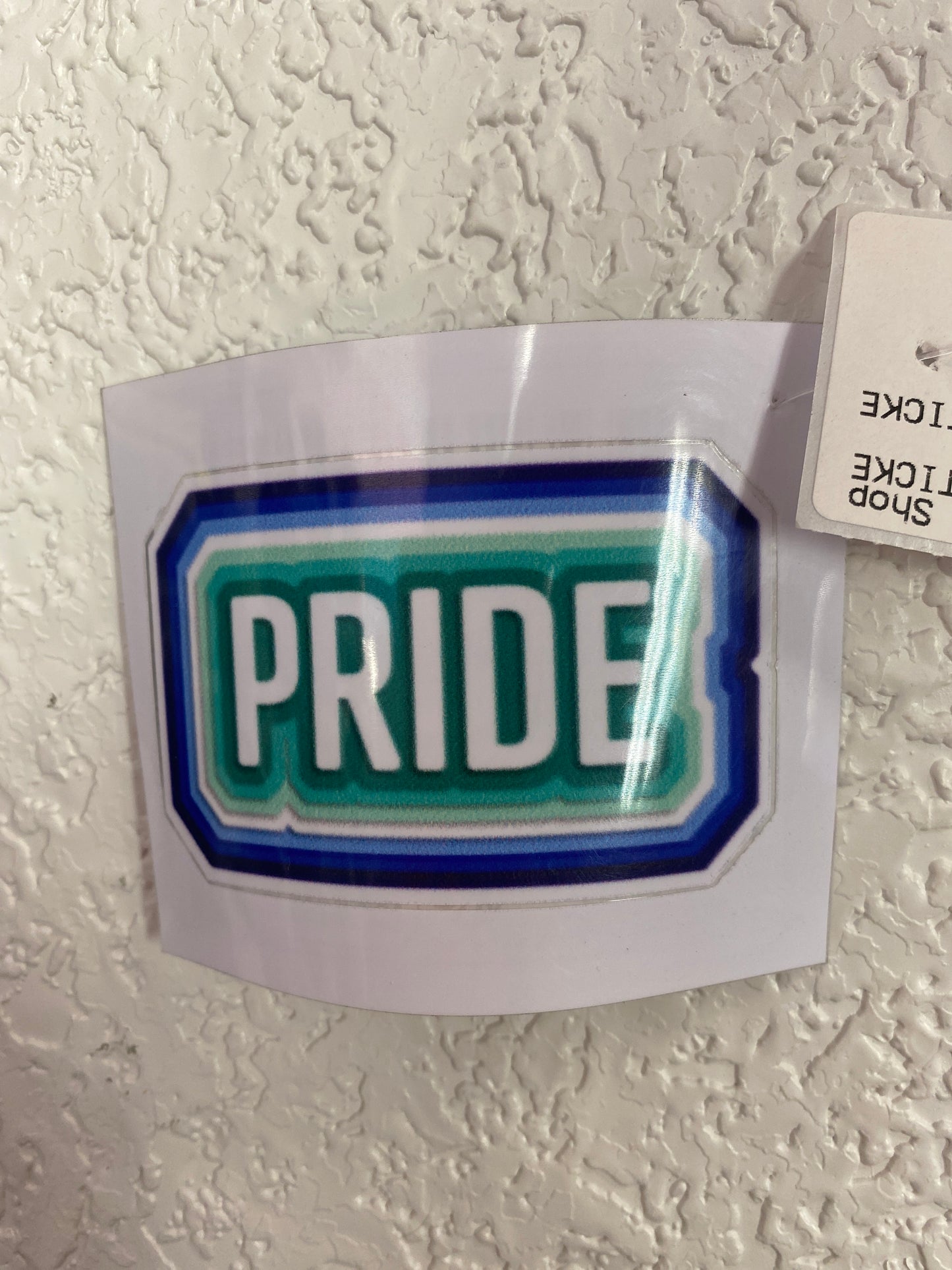 GAY MALE PRIDE FLAG STICKER
