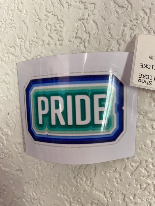GAY MALE PRIDE FLAG STICKER