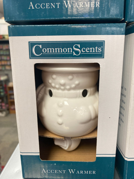 Glowing snowman warmer