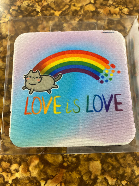 LOVE IS LOVE SERIES COASTER SET