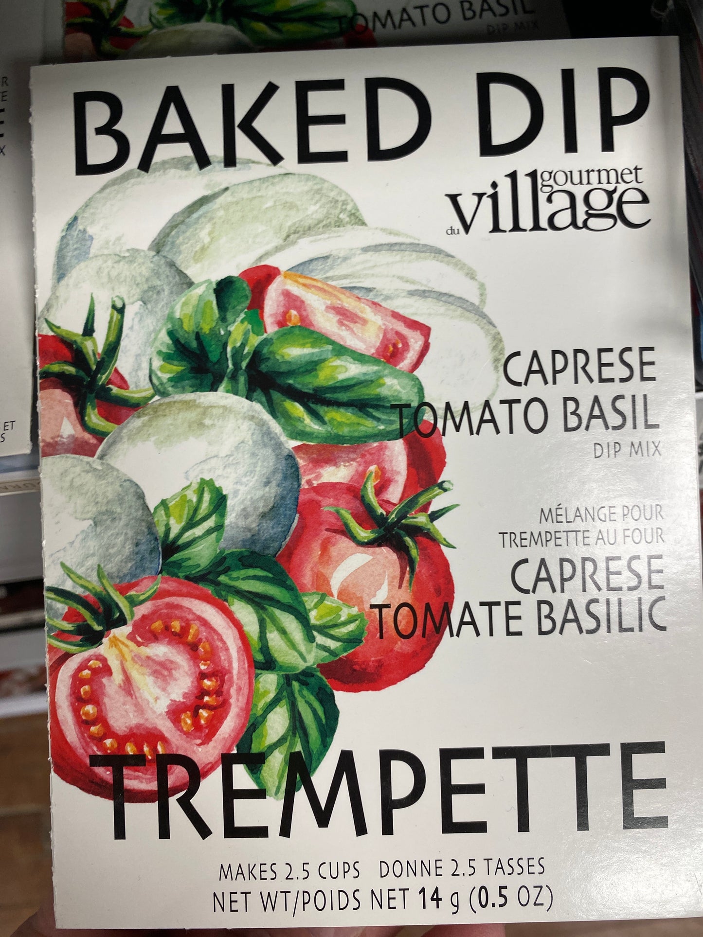 VG BAKED DIP CARPESE TOMATO BASIL DIP MIX
