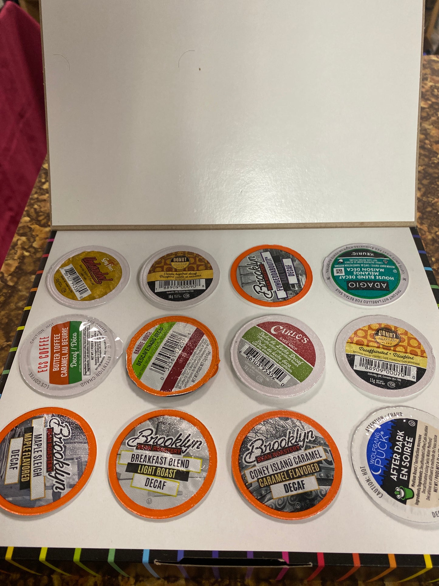 DECAF K CUPS VARIETY PACK 12