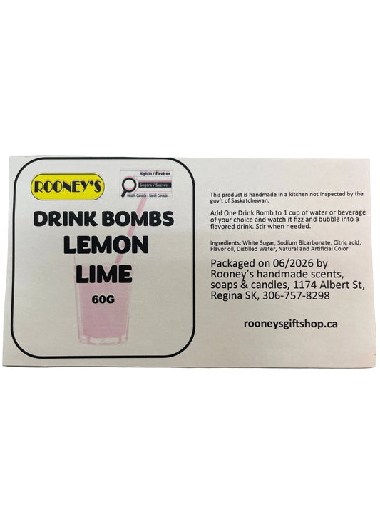 DRINK BOMBS LEMON LIME 2 PACK
