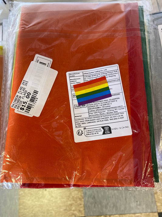 RAINBOW PRIDE FLAG 2X3